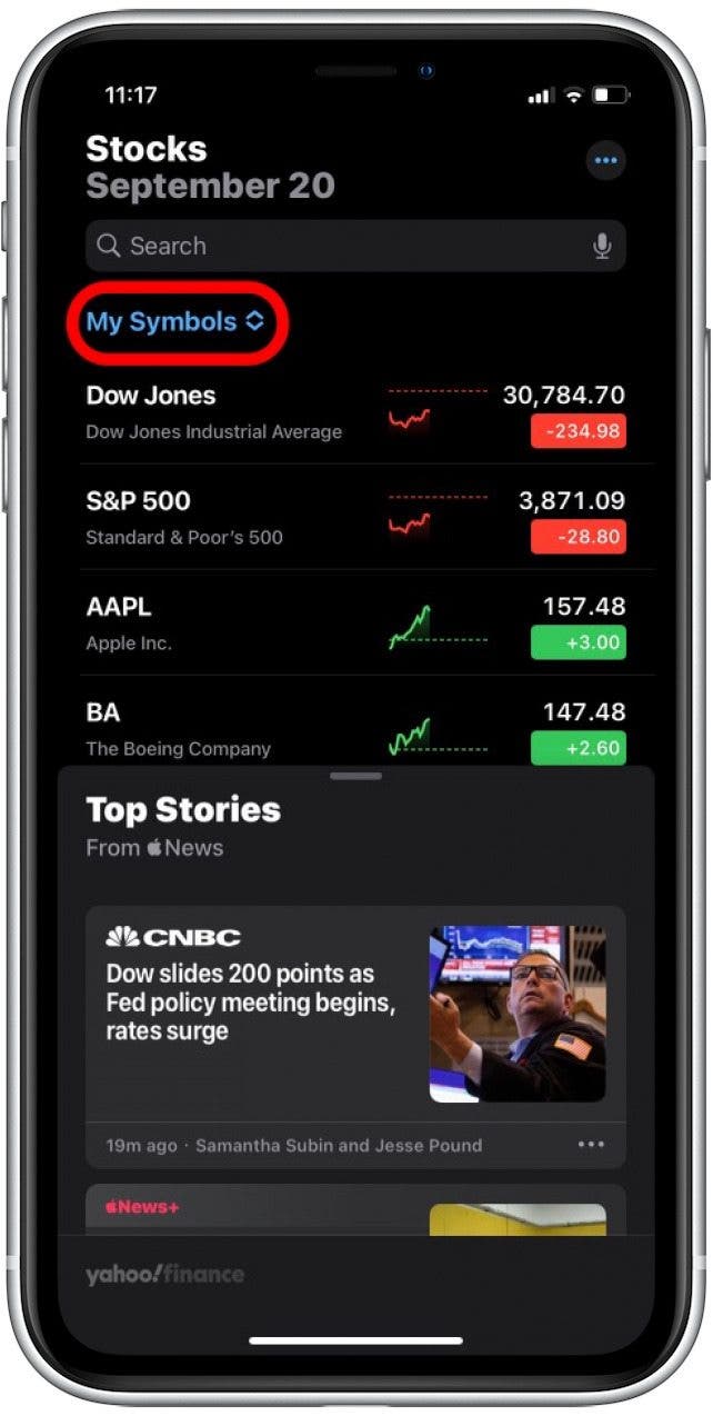 How to Create Custom Stock Watchlists on iPhone (iOS 16)