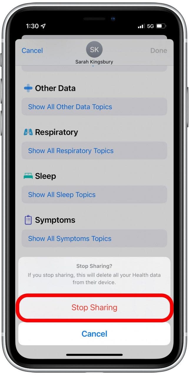 How to Manage or Stop Sharing iPhone Health App Data