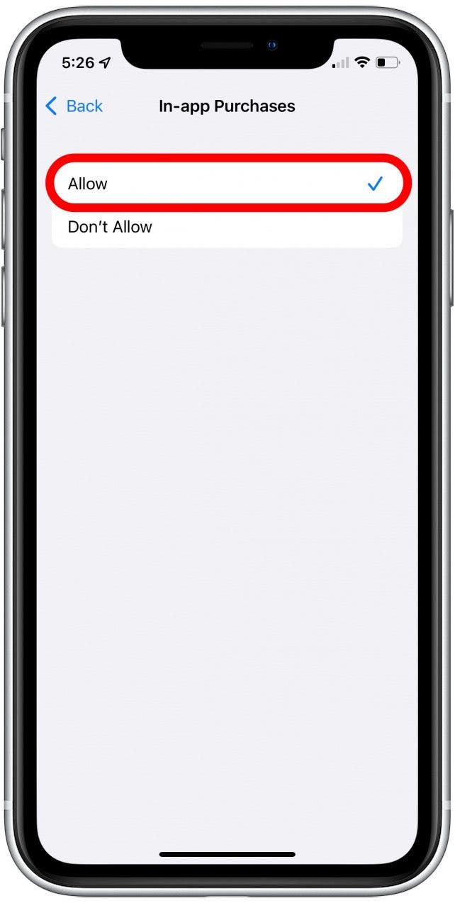 How to Turn On InApp Purchases