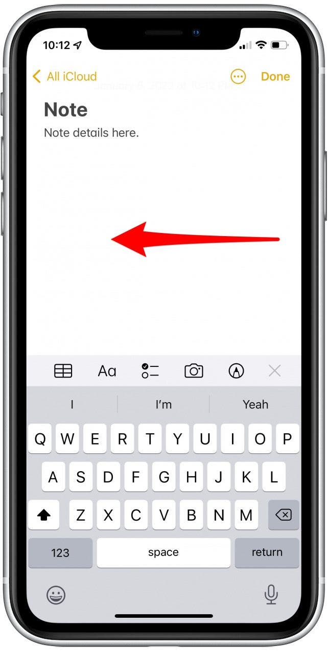 How to Undo in Apple Notes