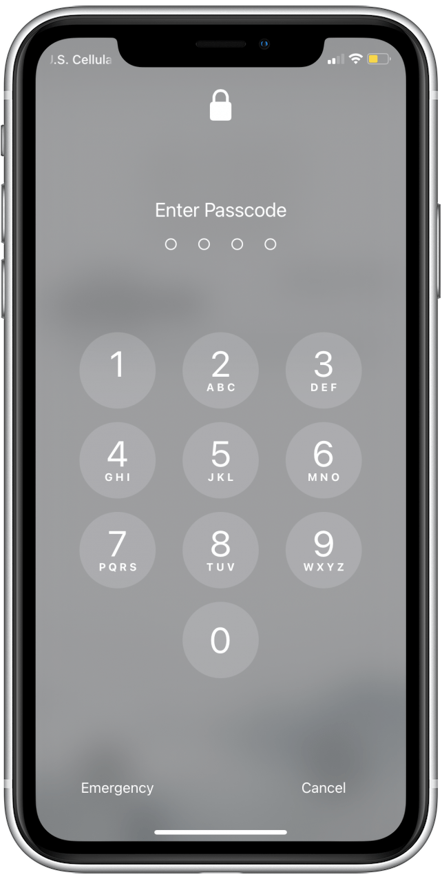 Found iPhone locked