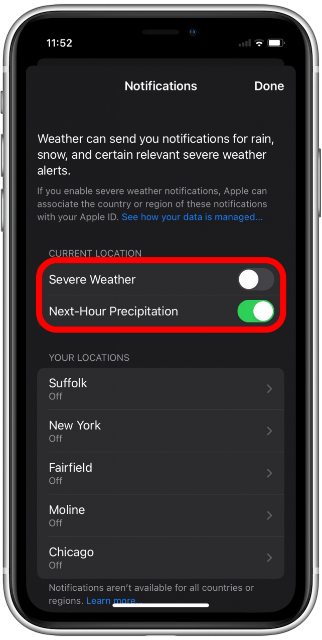 How to Get Weather Alerts on iPhone