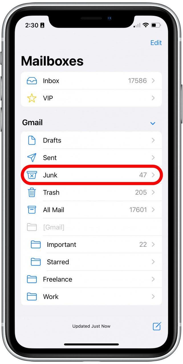 How to White List Senders in Mail App on iPhone