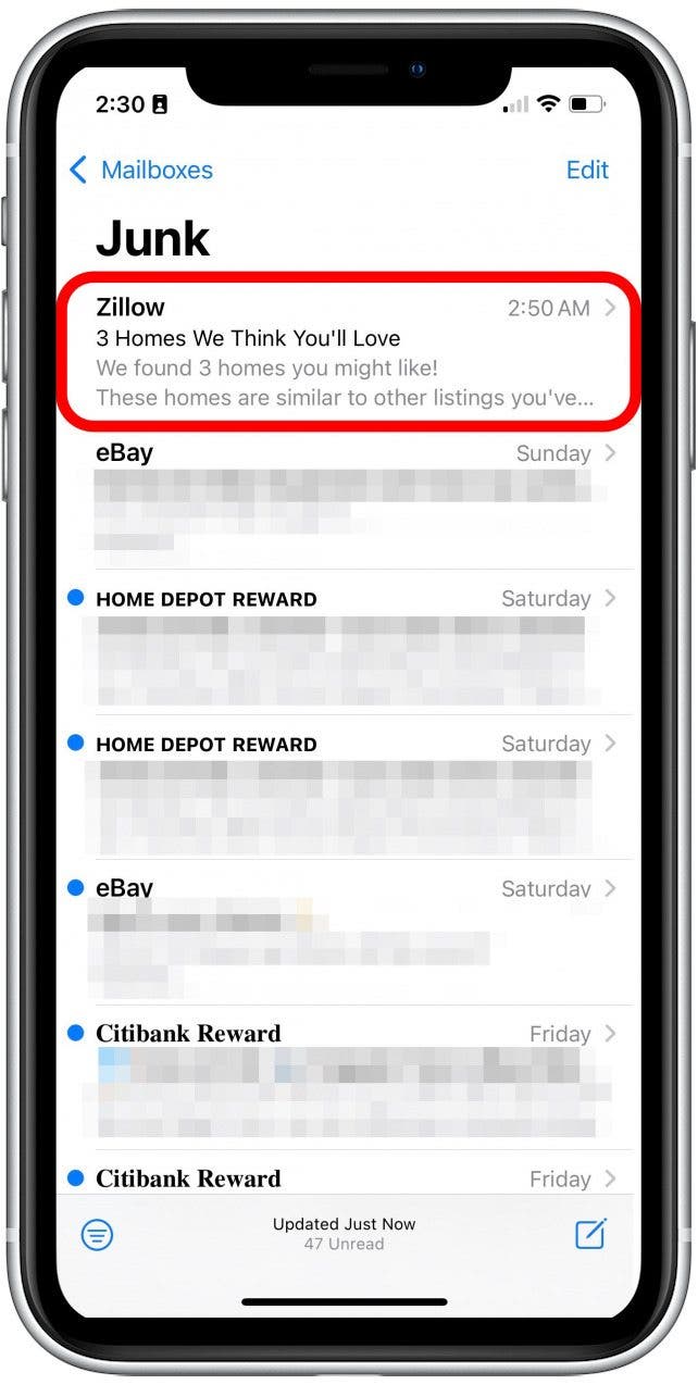 How to White List Senders in Mail App on iPhone