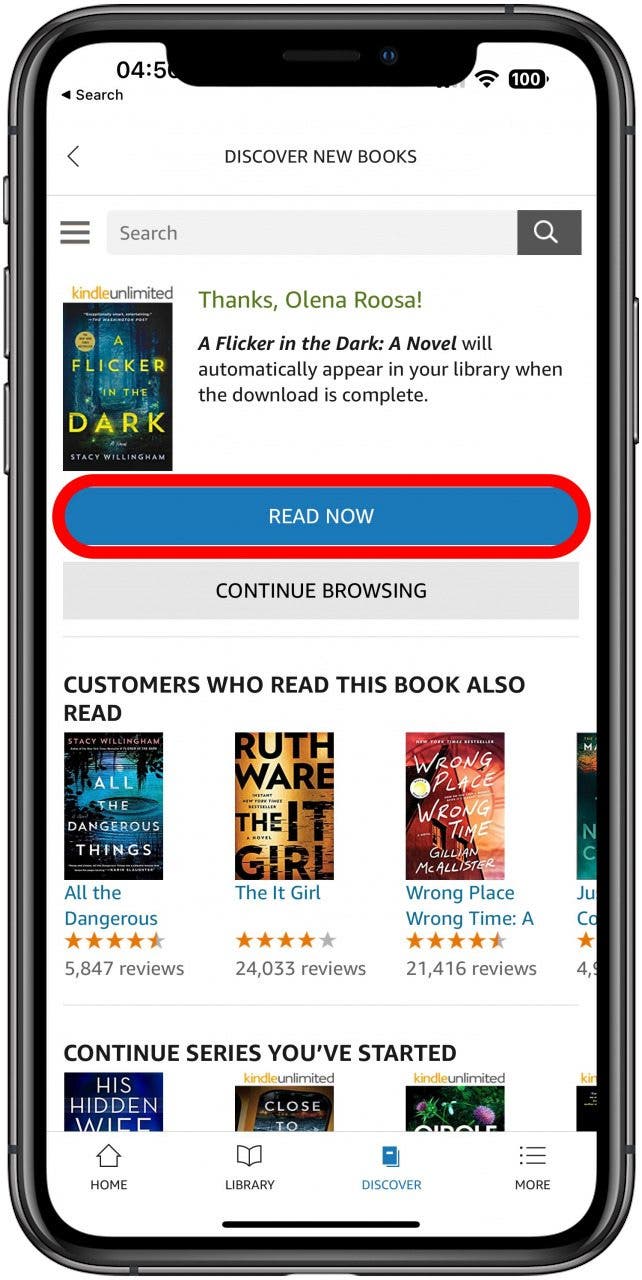 tap read now how does kindle unlimited work