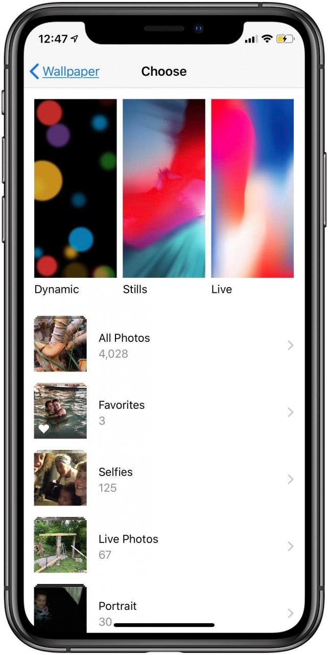 live photo wallpaper
