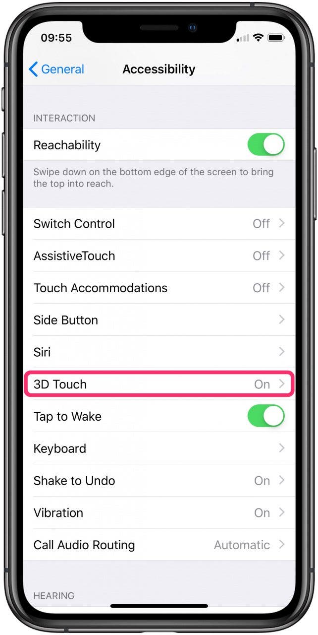 screen sensitivity s8
