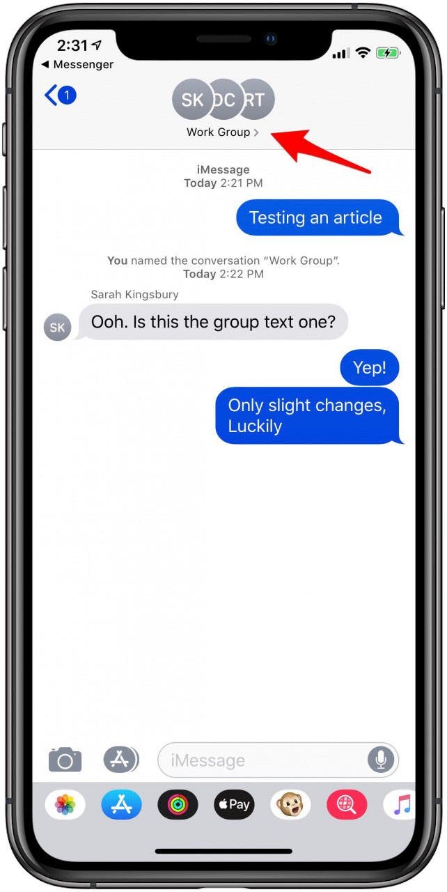 Imessage Group