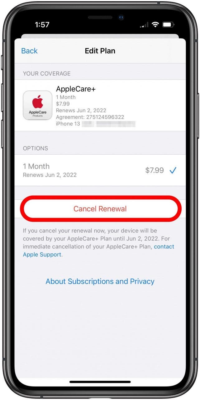 How to Cancel AppleCare for iPhone & Get a Refund in iOS 16