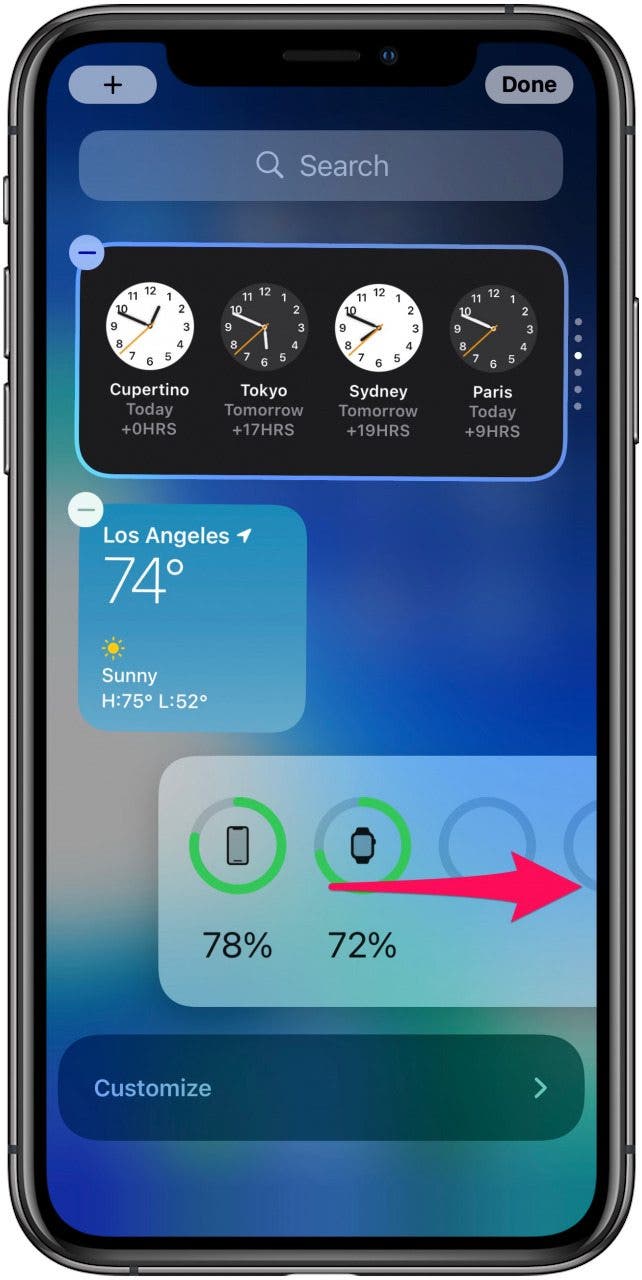 pad Skriv en rapport Danmark How to Show Battery Percentage in the iPhone Battery Widget