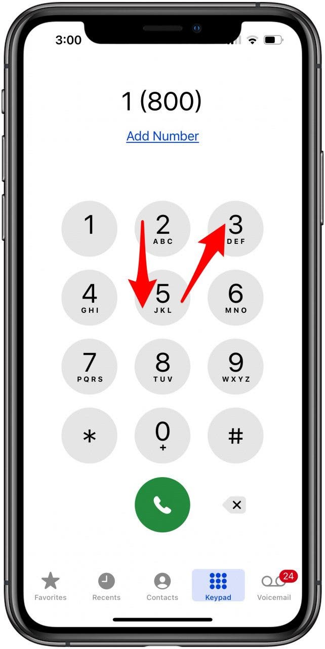 how to use number pad with letters