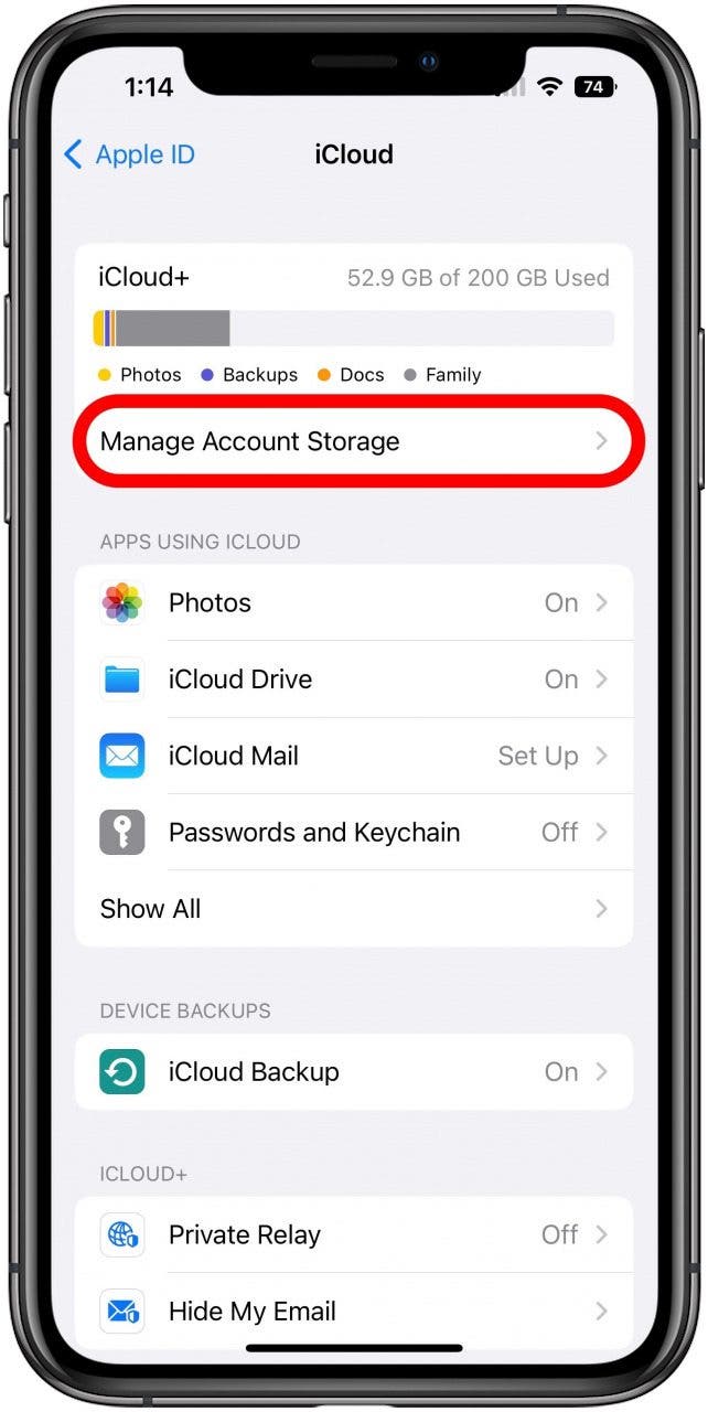 How to Change iCloud Storage Plans & Cancel iCloud Subscriptions in iOS 16