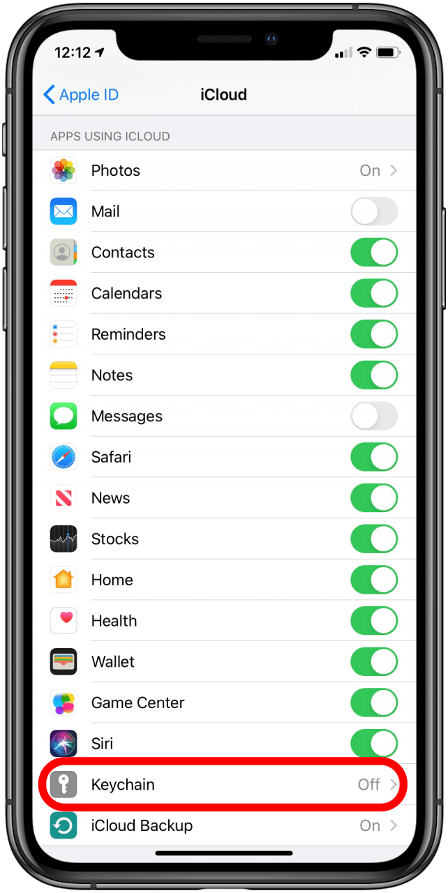 How to Turn on iCloud Keychain Access on Your iPhone