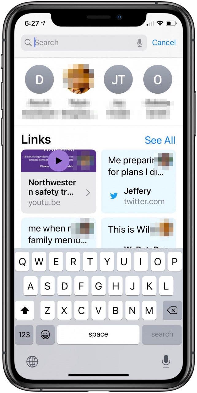 How to Use the Improved Search Bar in Messages on the iPhone & iPad