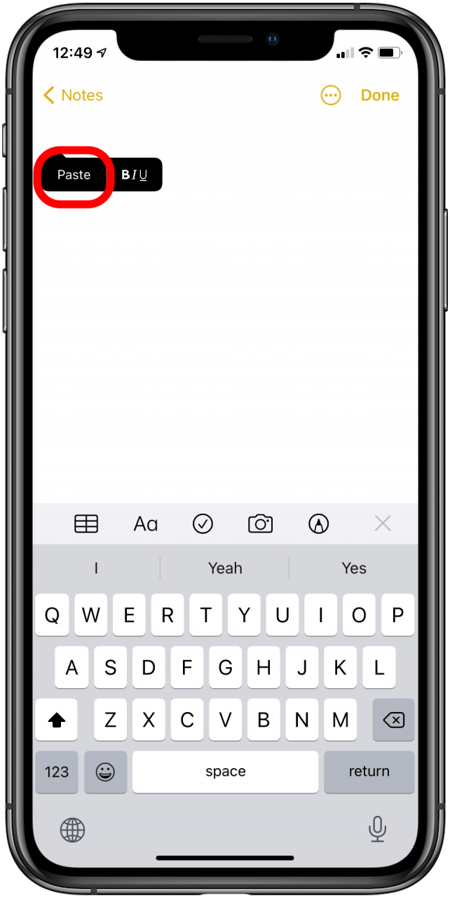How to Copy & Paste on an iPhone or iPad