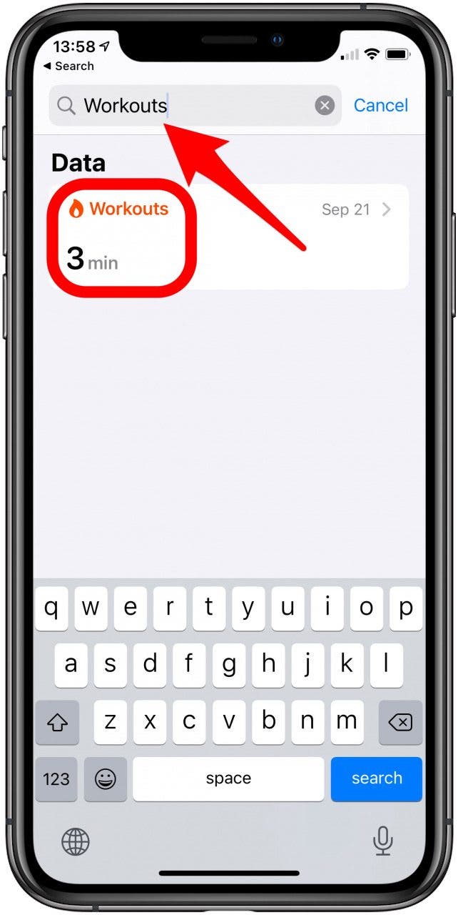 view apple watch workouts