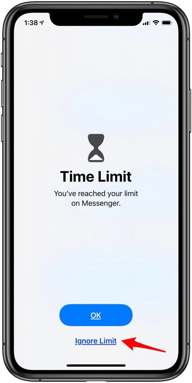 apple iphone limit screen time