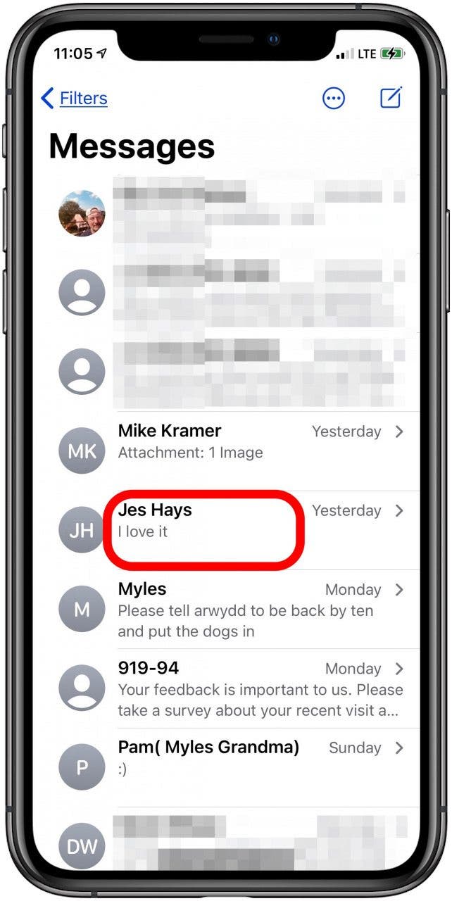 How to Pin & Unpin Contacts to the Top of the Messages App on iPhone in