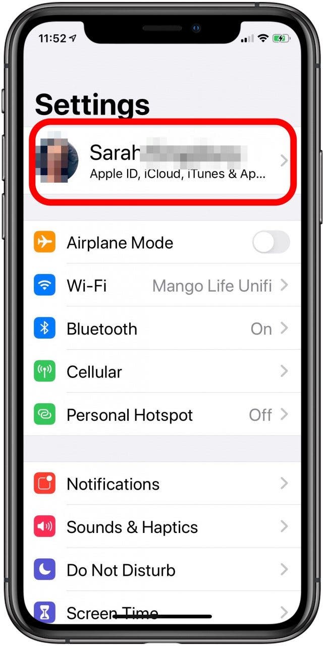 sync iPhone contacts with iCloud