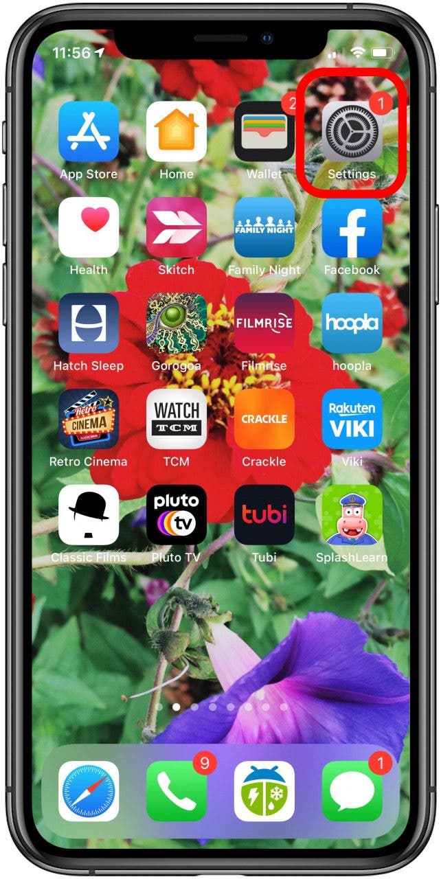 iphone settings app