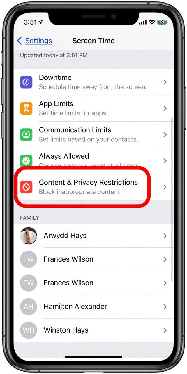 ios safari block website iphone and ipad content and privacy restrictions