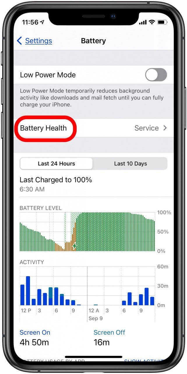 iphone battery health