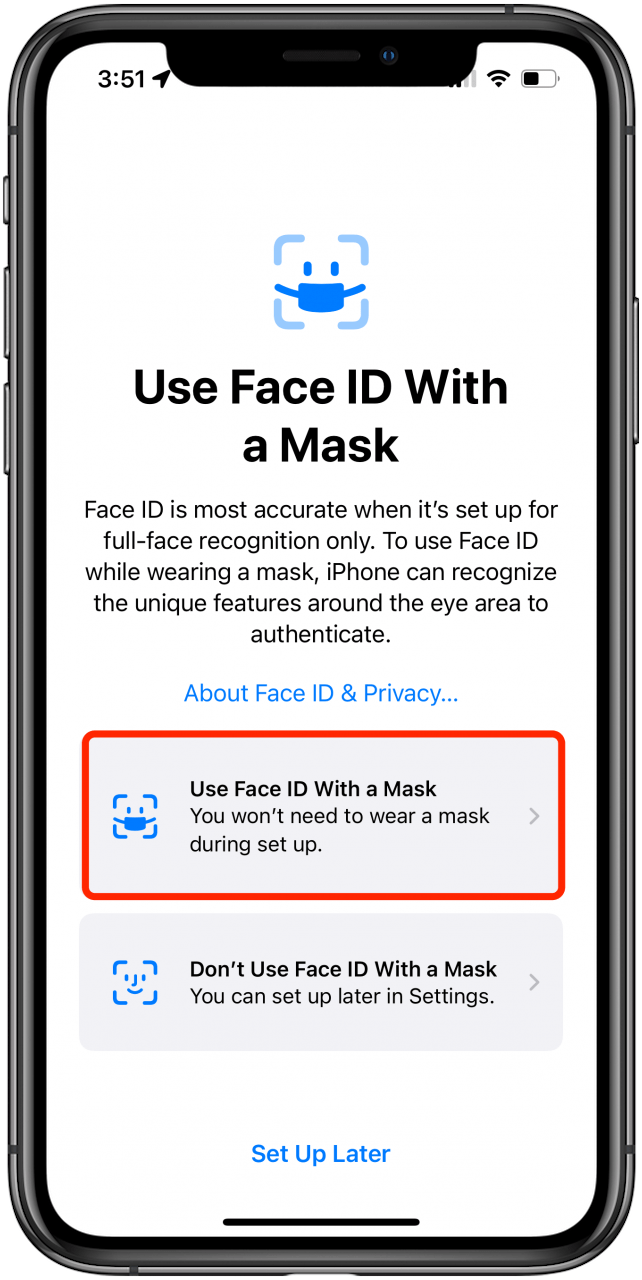 How to Use Face ID with Mask