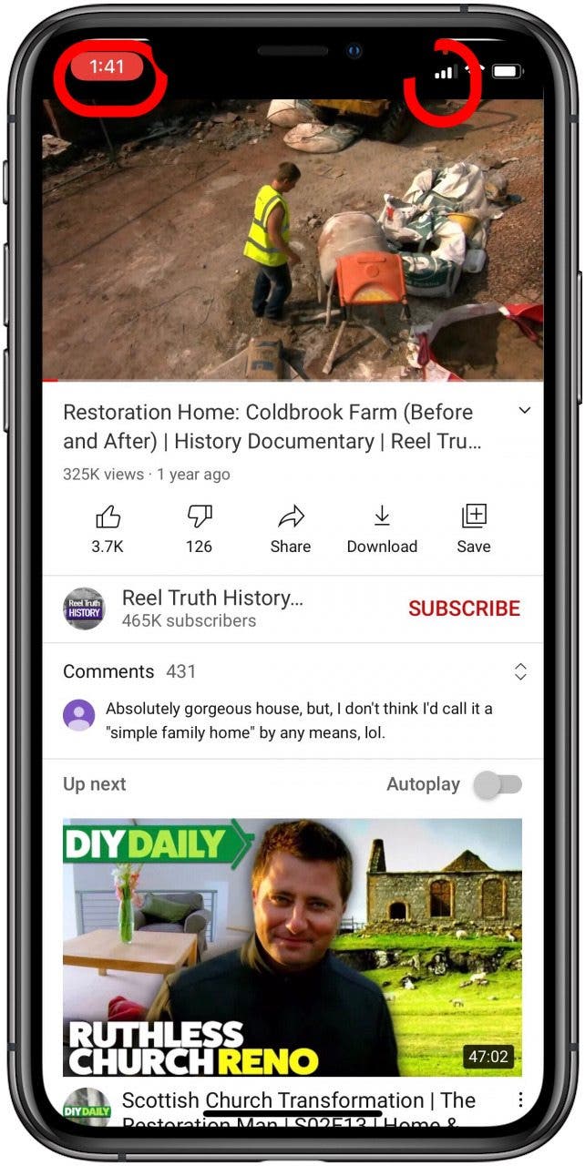 recording in youtube app
