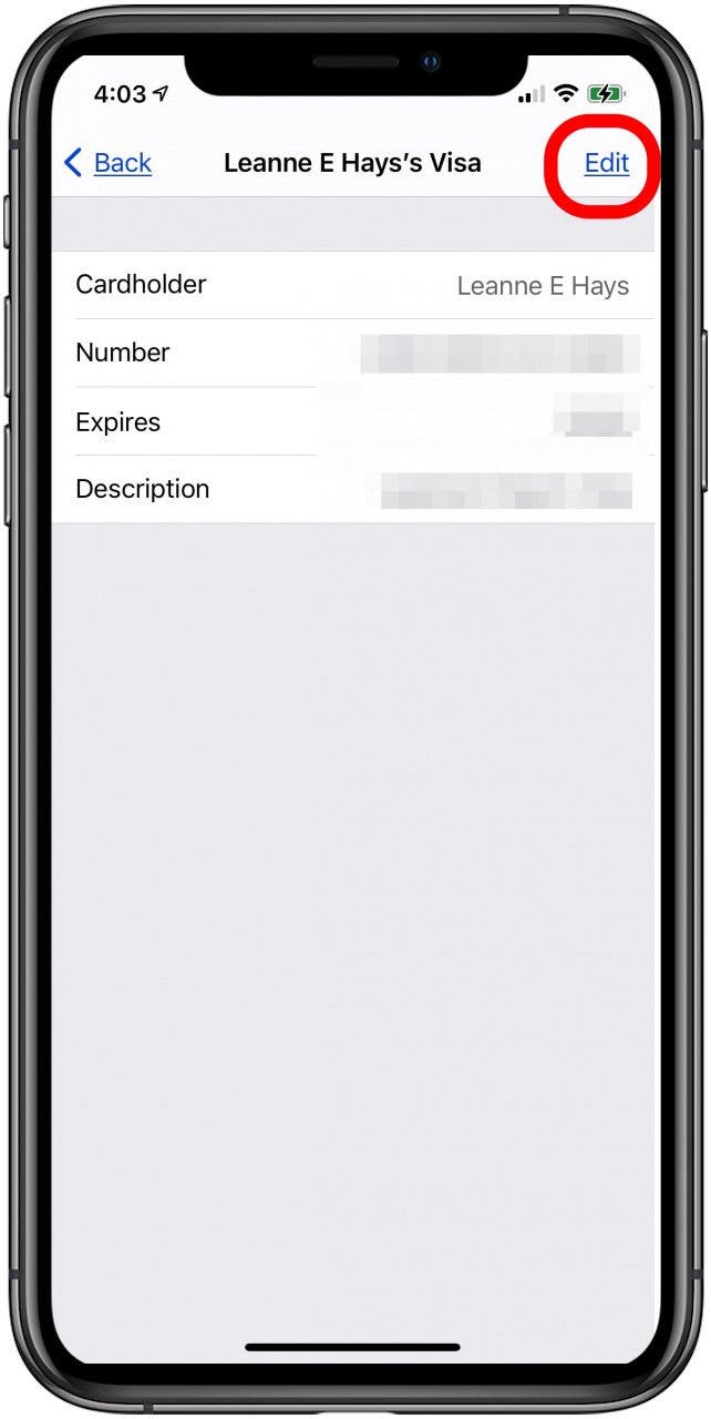 How to Update Autofill Credit Card Information on an iPhone