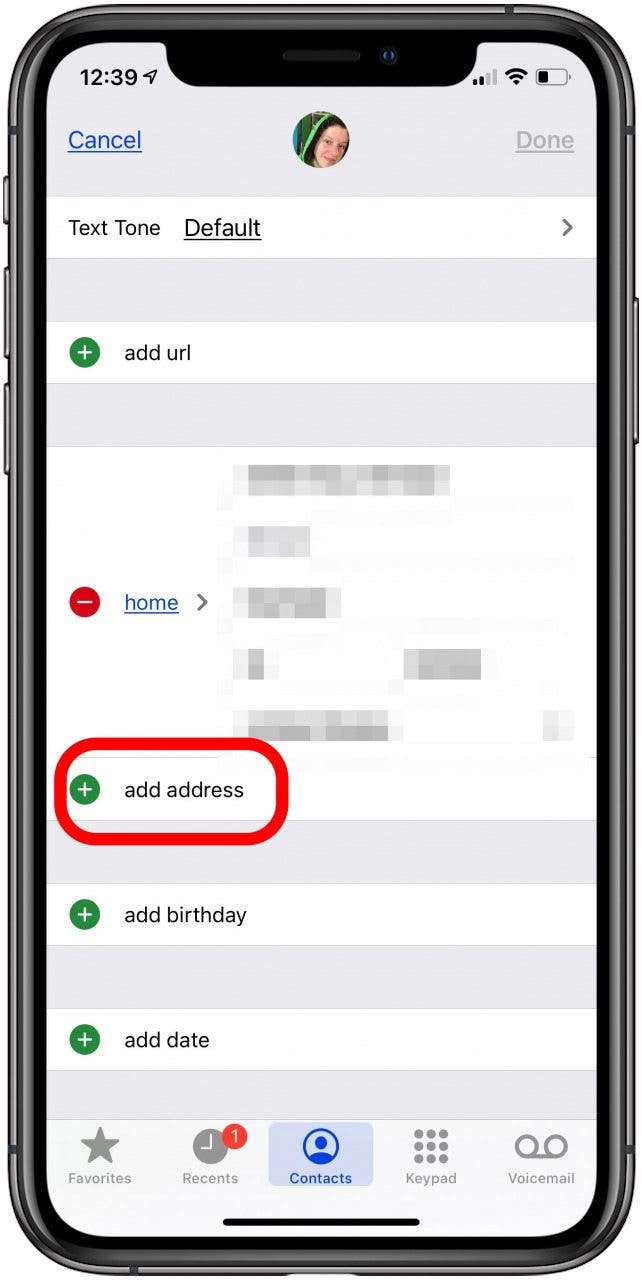 work home addresses in maps on an iphone