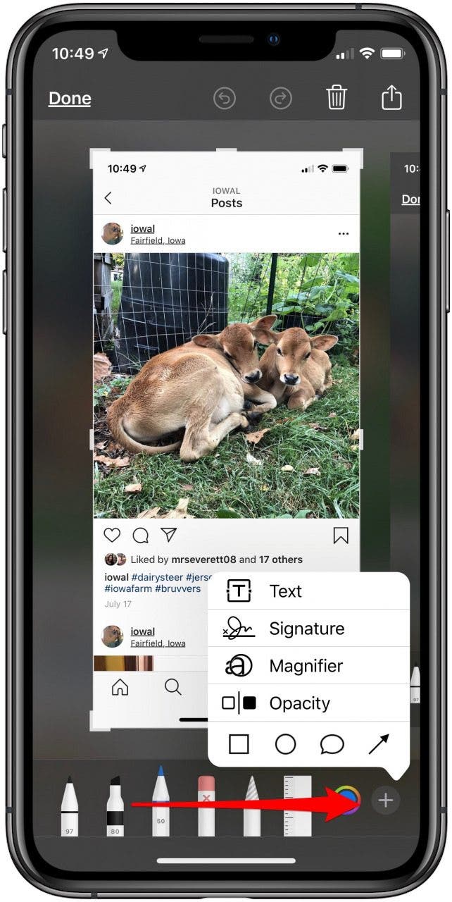 How to Markup (Draw & Write on) Screenshots on Your iPhone