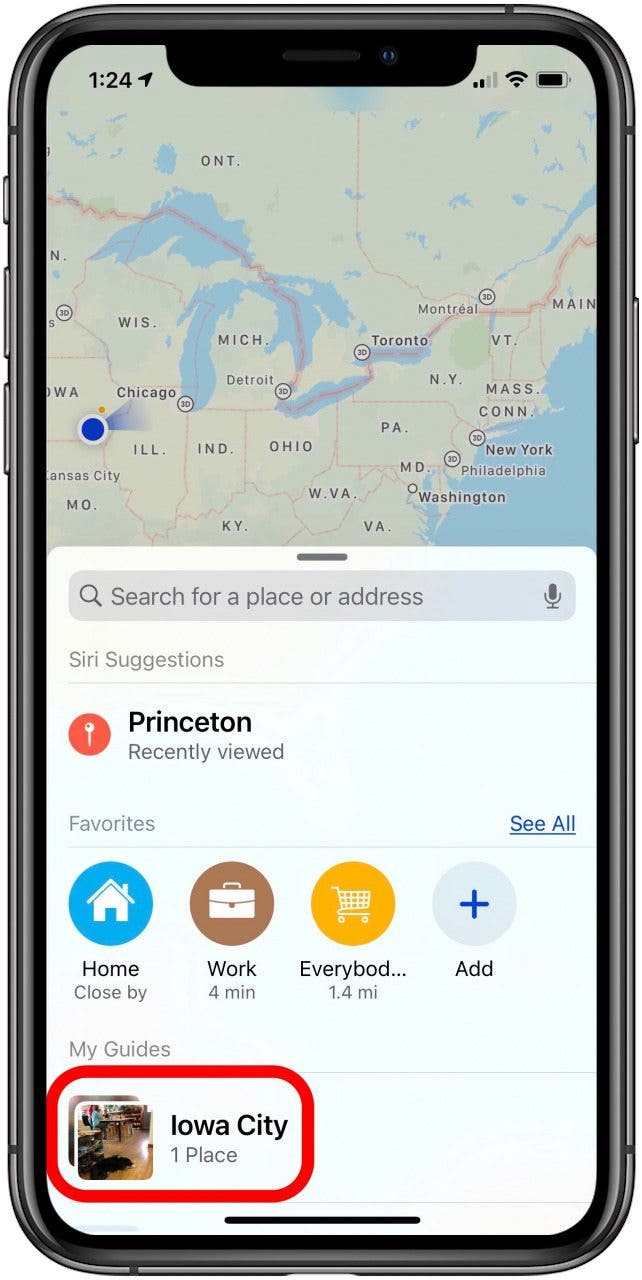 How to Share a Guide from the Apple Maps App on Your iPhone