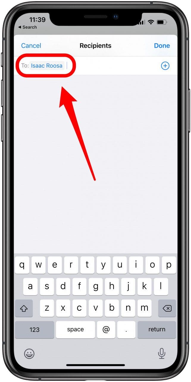 Select a contact to create a new contact