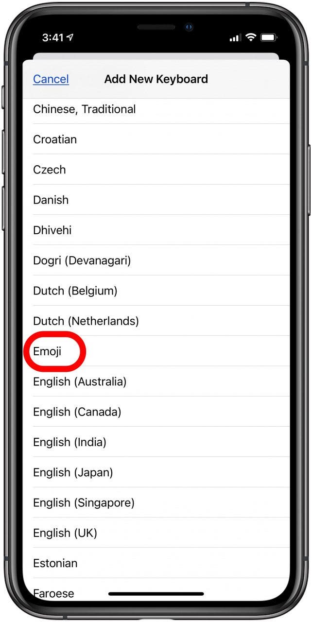 get emoji keyboard on iphone