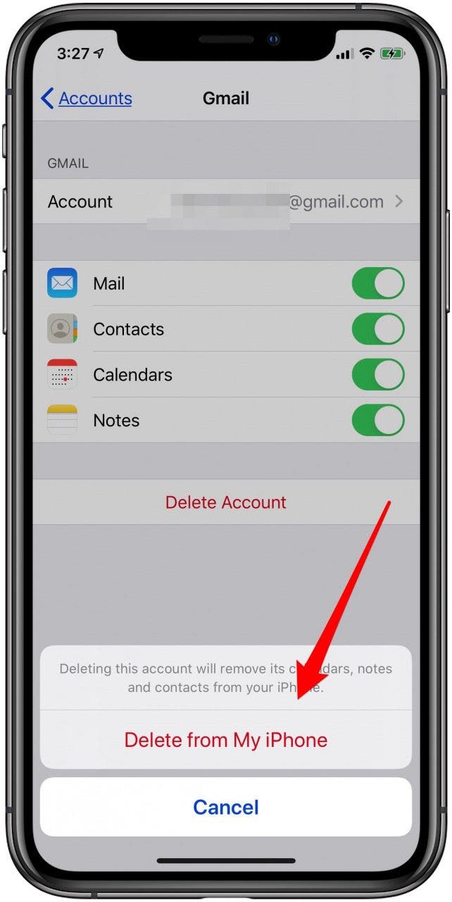 How Do I Delete an Email Account on Ios? 
