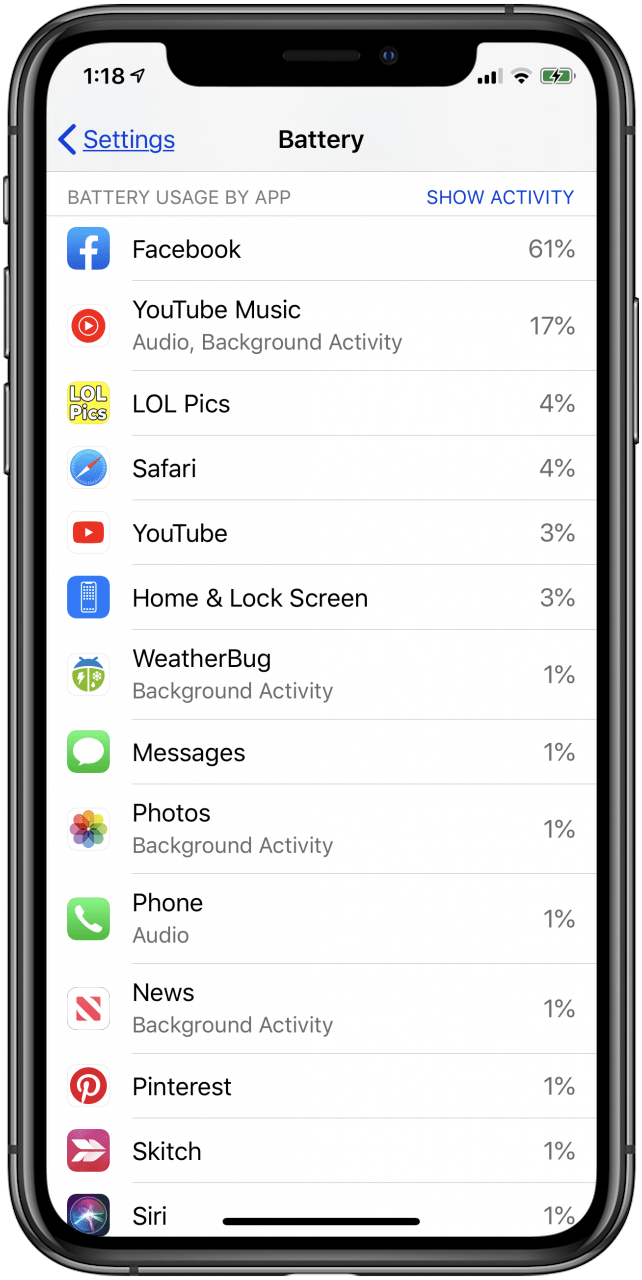 How to Check Battery Usage on iPhone by App Save Battery Life