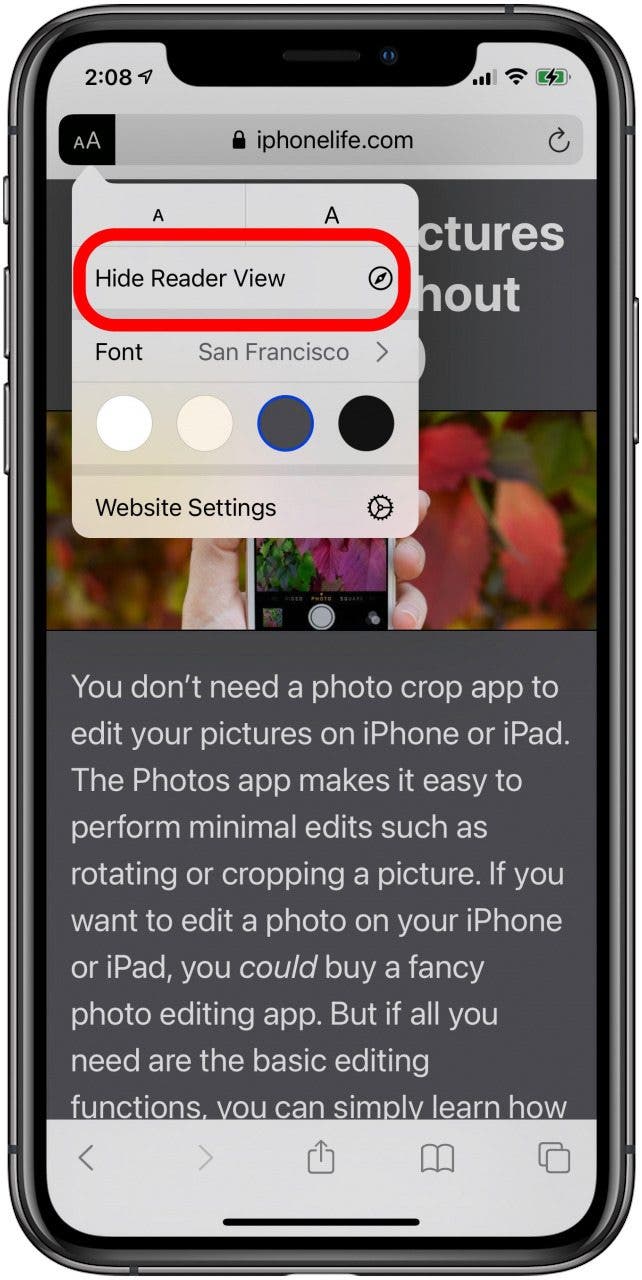 How to Use Reader Mode in Safari on Your iPhone & iPad