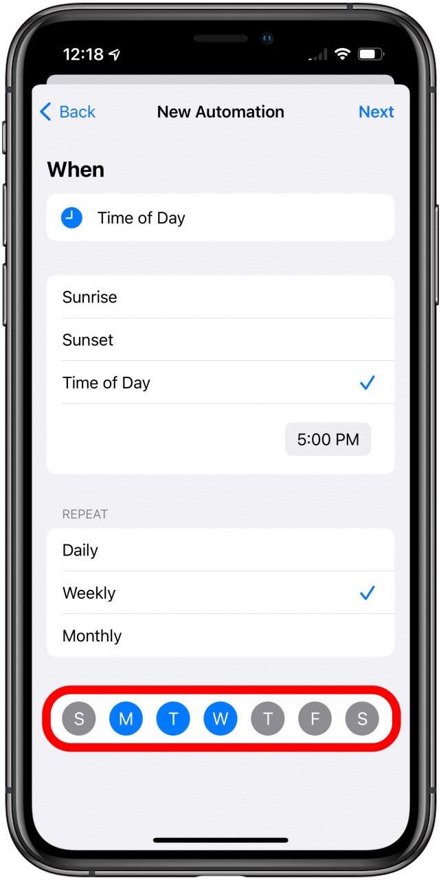 schedule text message iphone