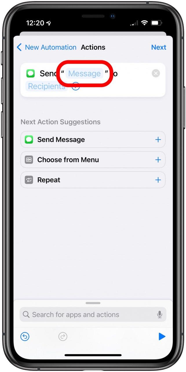 can you schedule a text message on iphone