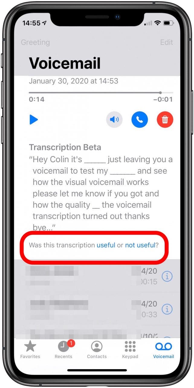 How To Set Up Use Voicemail Transcription On Iphone Ios 15 Update