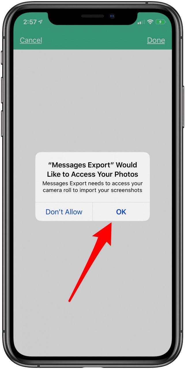 how to print text transcript from iphone