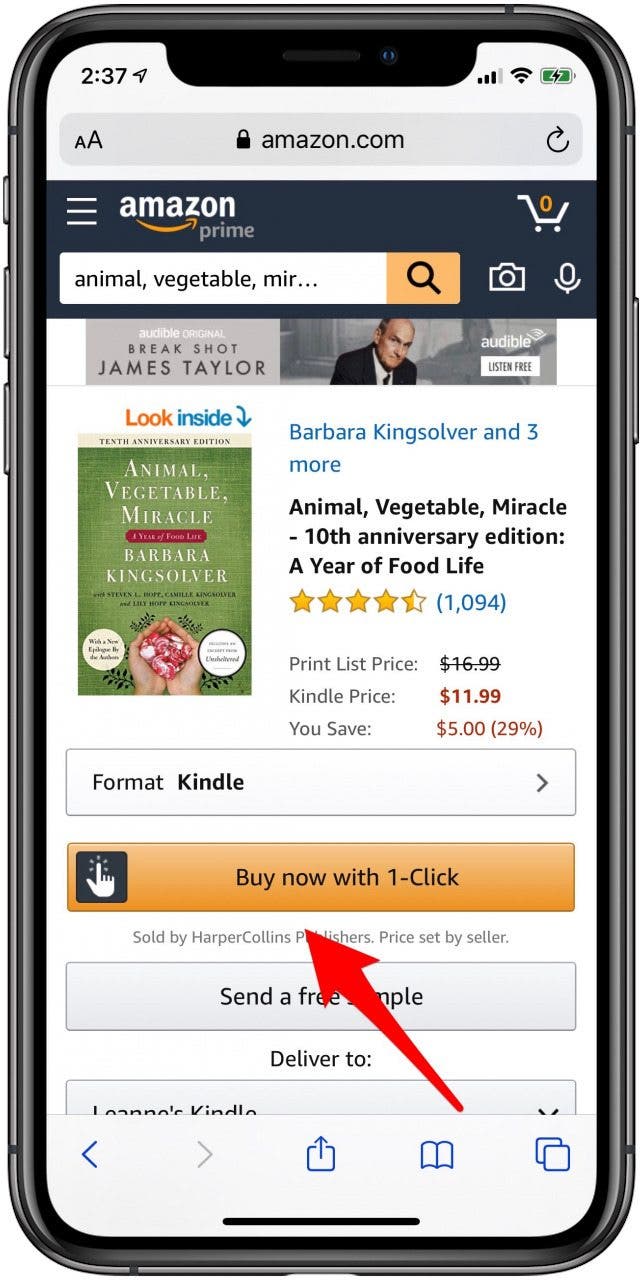 How To Buy Kindle Books On The IPhone Or IPad Img 2635 