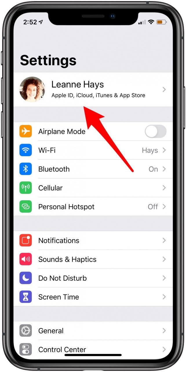 access icloud settings