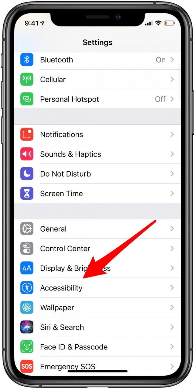 iphone accessibility settings