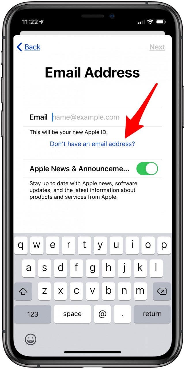 how to create new icloud apple id