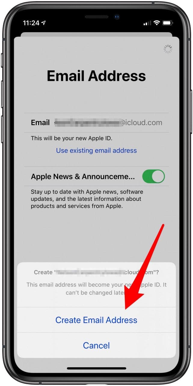 how to create a apple email