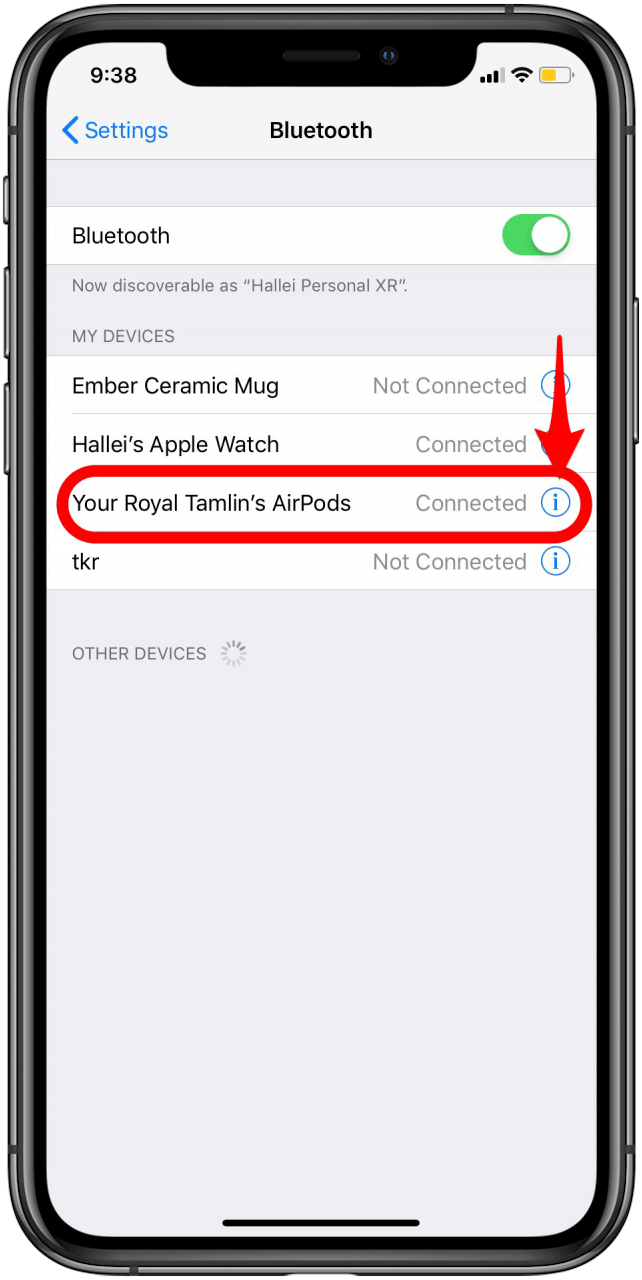 rename airpods