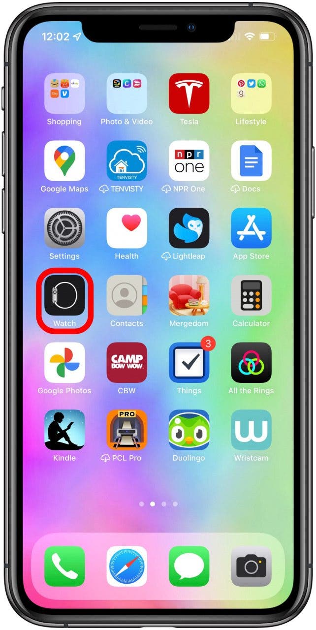 Откройте приложение Watch на своем iPhone - обновление для ios watch
