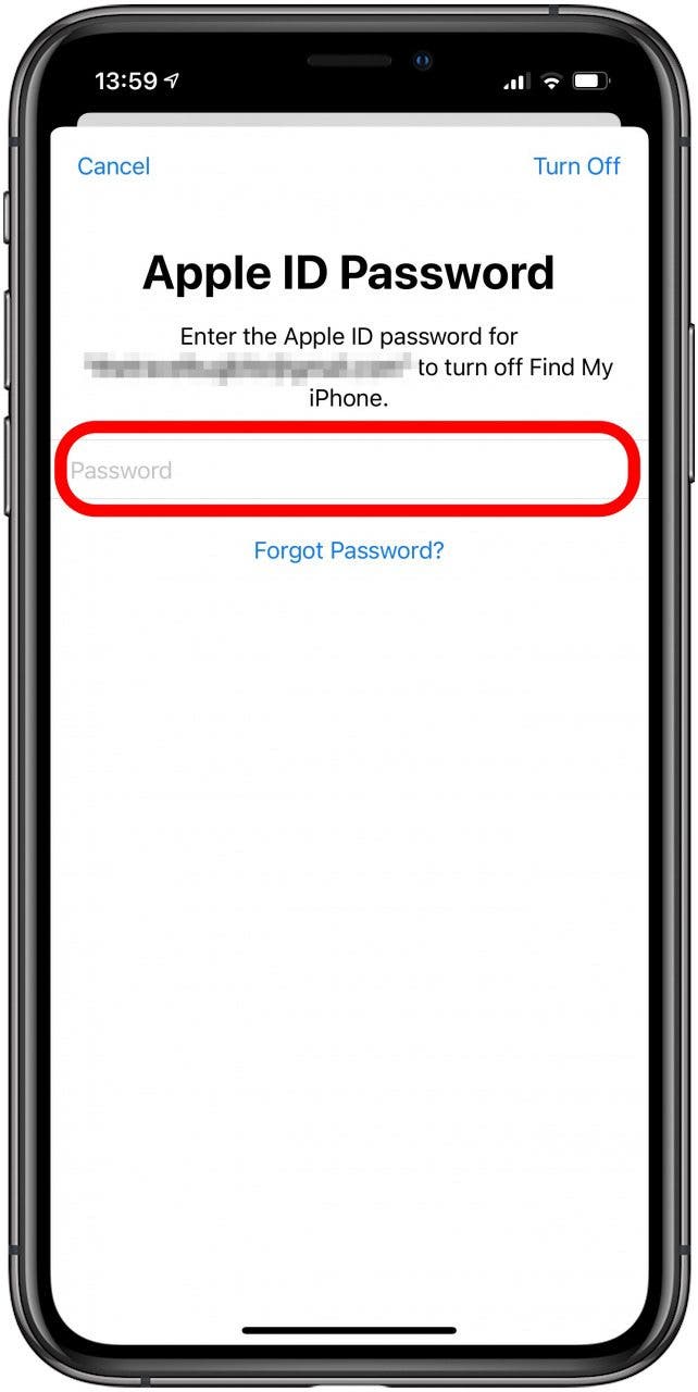You will be prompted to enter your password.