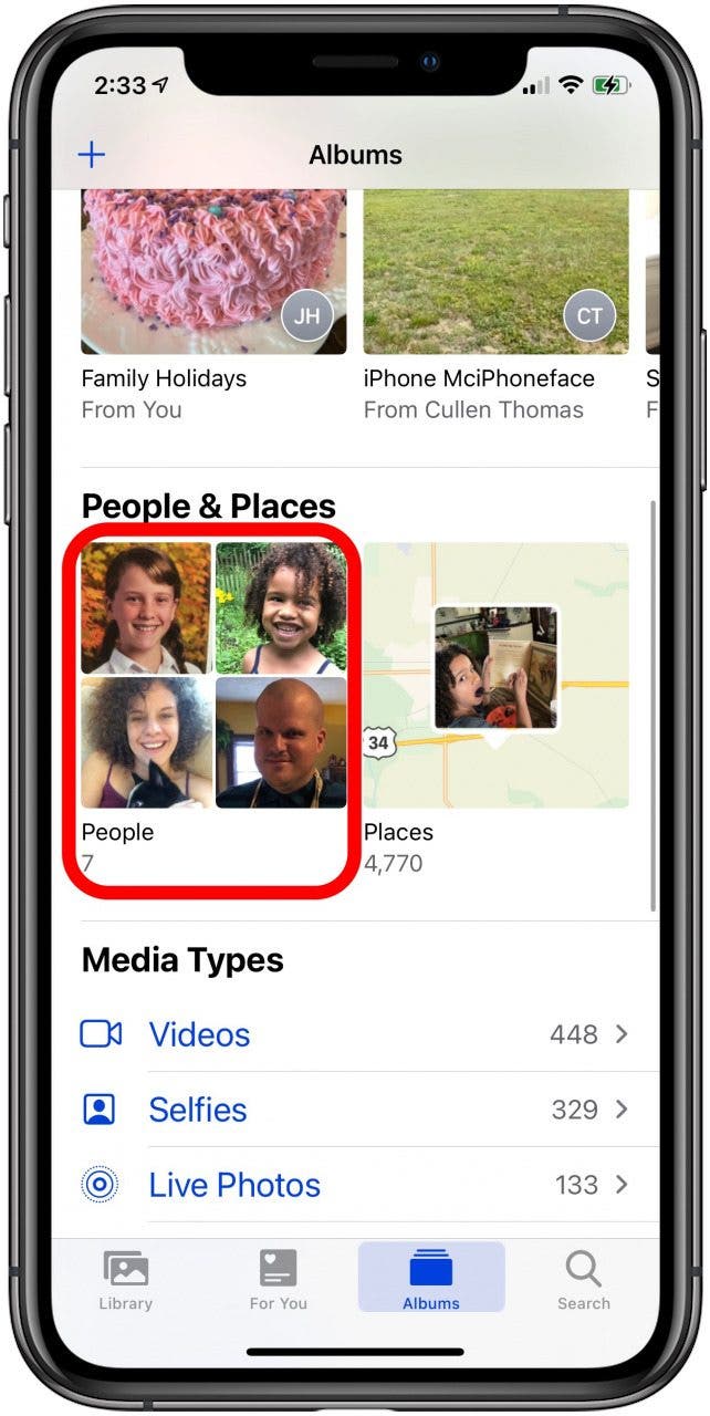 How To Add Uncategorized Photos To The People Album On Iphone